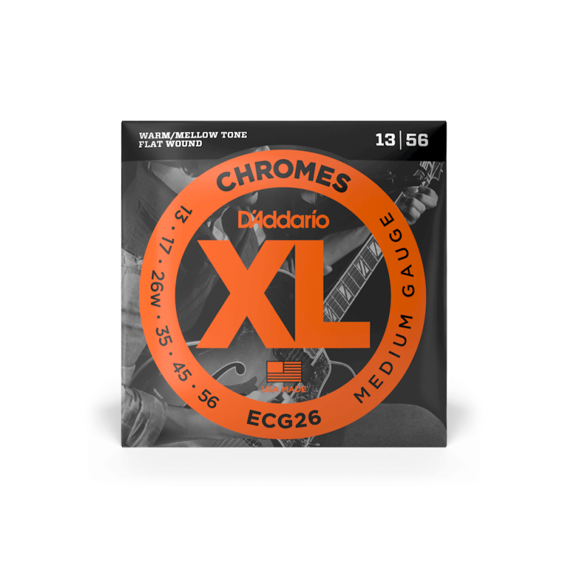 Набір струн D'ADDARIO ECG26 XL CHROMES MEDIUM (13-56)